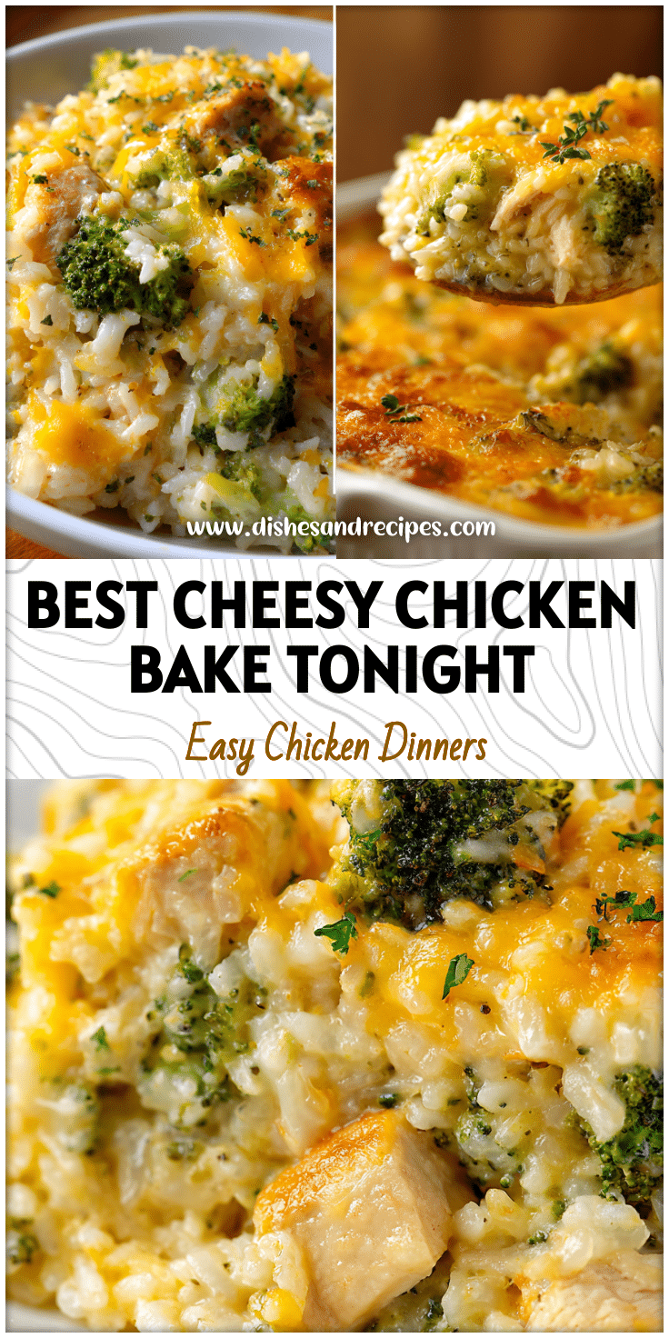 Cheesy Chicken & Broccoli Rice Bake – Easy Dinner for Busy Weeknights